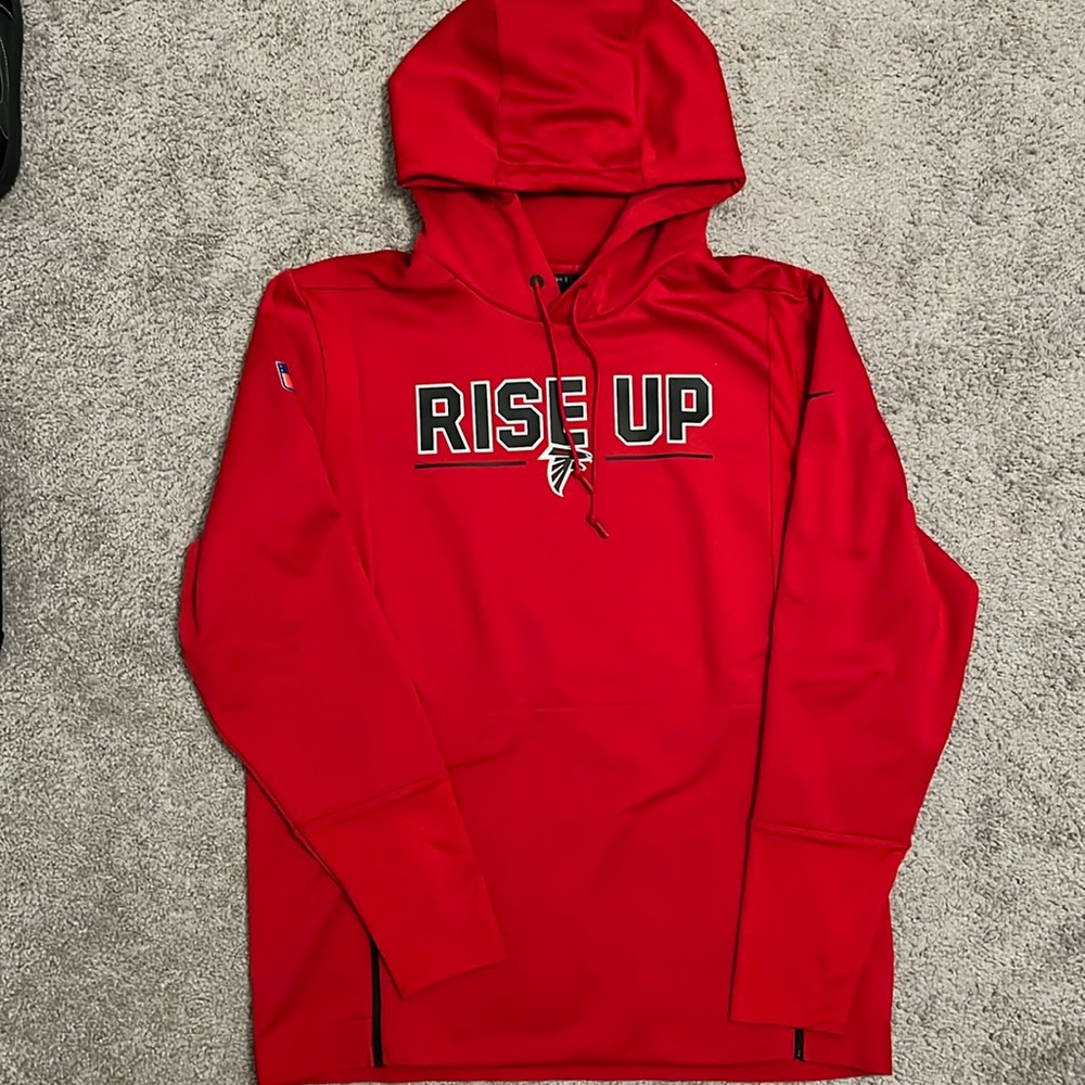 Nike Player Model Atlanta Falcons On Field Hoodie Size M Unworn Rise Up Rare